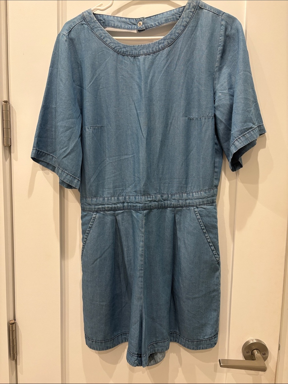 Light Blue Denim romper - Unbranded